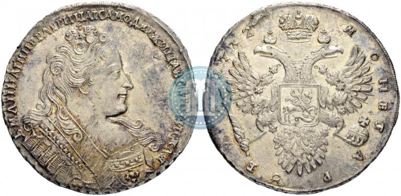 Фото 1 рубль 1732 года  