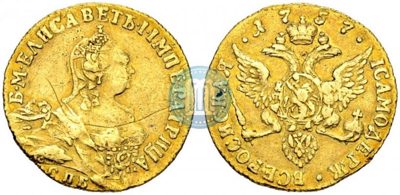 Picture 1 ducat 1757 year СПБ-Ю 