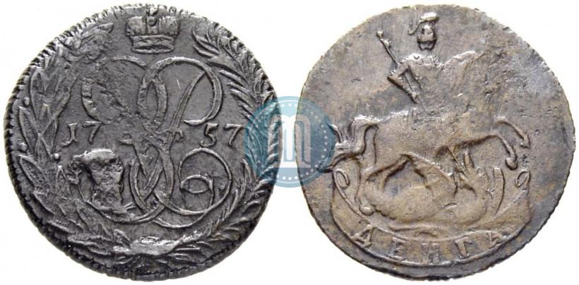 Фото Денга 1757 года  