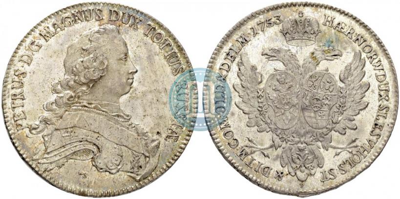 Picture Thaler 1753 year P "Albertusthaler"