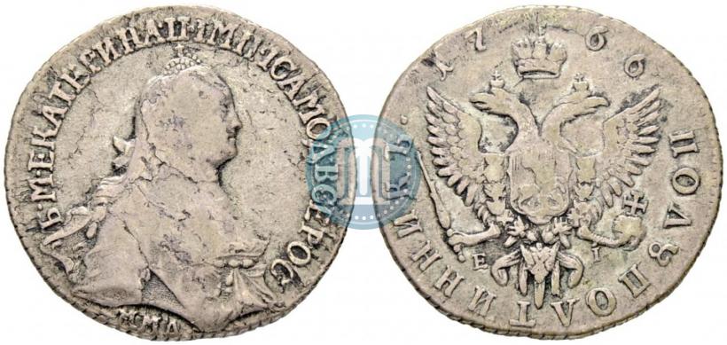 Фото Полуполтинник 1766 года ММД-EI 