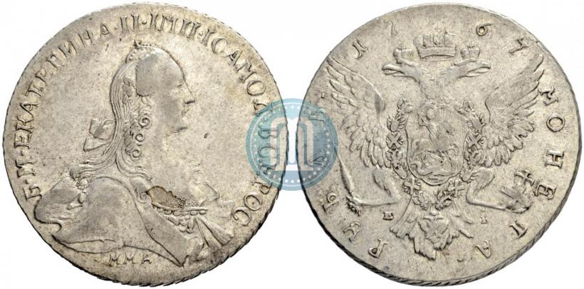 Picture 1 rouble 1767 year ММД-EI 