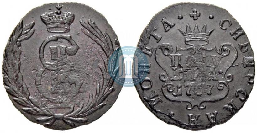 Фото Полушка 1767 года КМ 