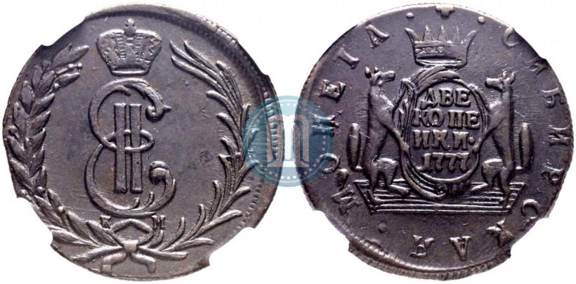 Picture 2 kopecks 1777 year КМ 