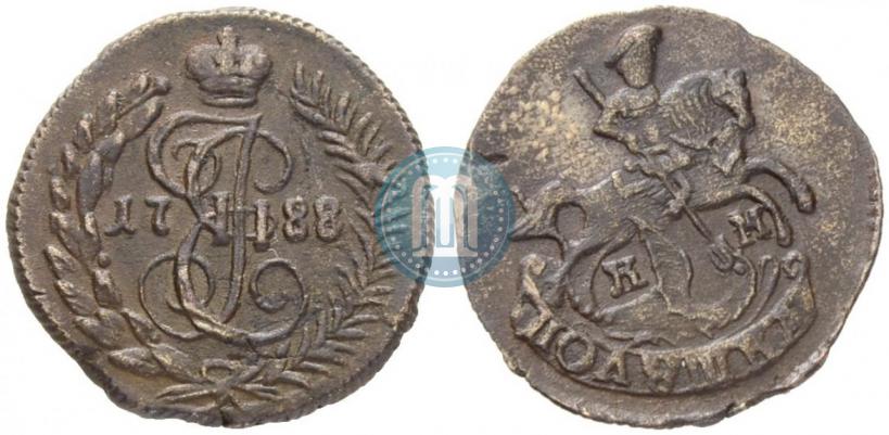 Фото Полушка 1788 года КМ 