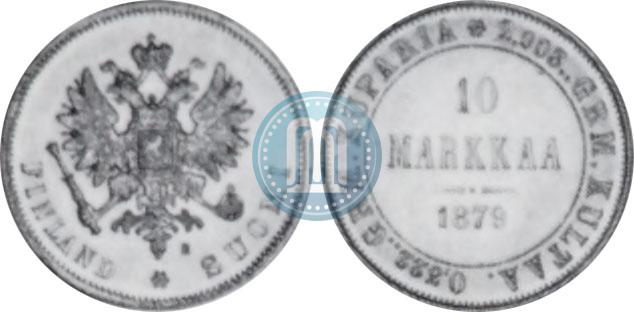 Picture 10 markkaa 1879 year S 