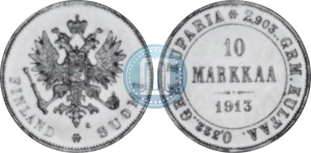 Picture 10 markkaa 1913 year S 