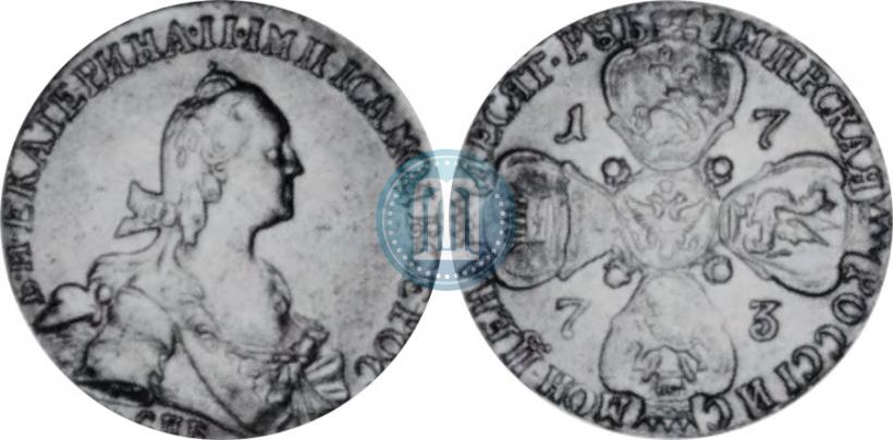 Picture 10 roubles 1773 year СПБ 