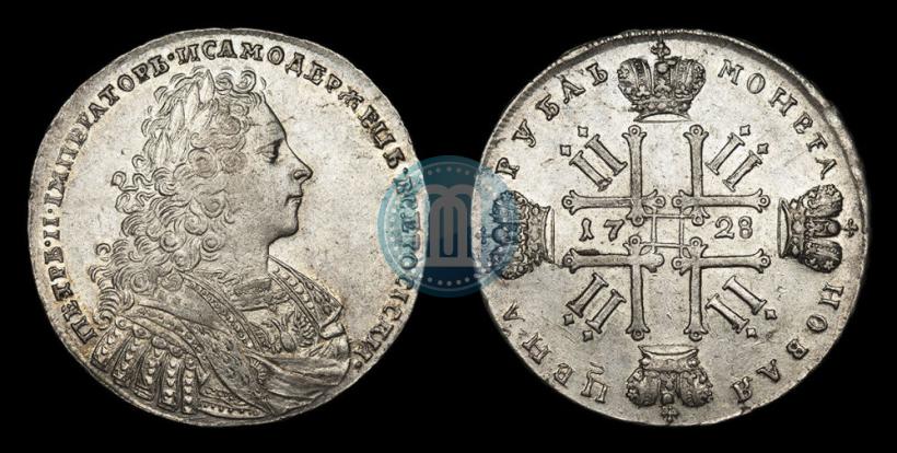 Picture 1 rouble 1728 year  "Type of 1728"