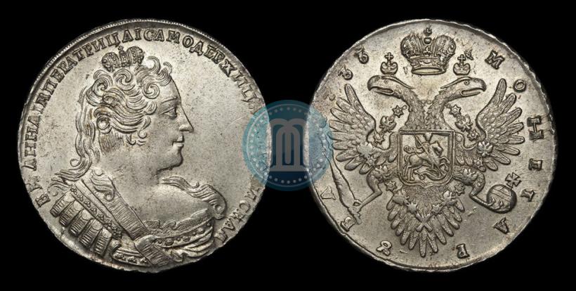 Picture 1 rouble 1733 year  