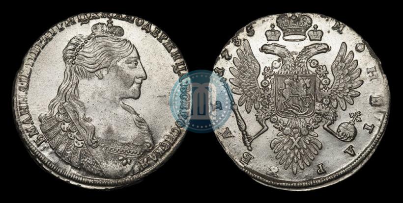 Picture 1 rouble 1735 year  