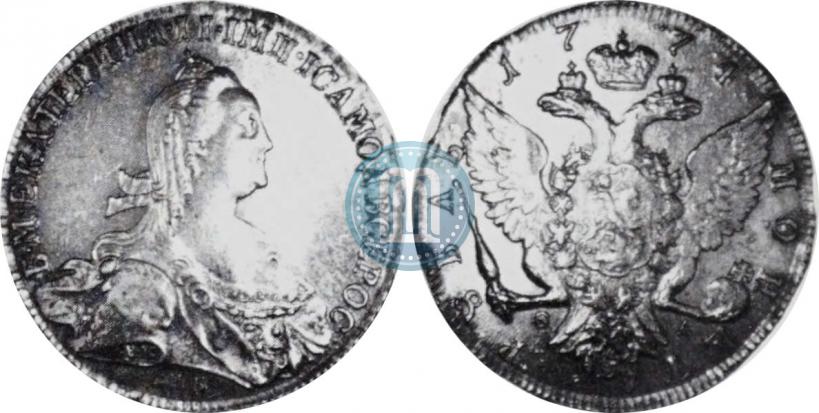Picture 1 rouble 1774 year СПБ-ФЛ 