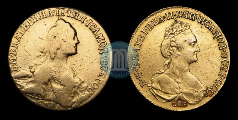 Picture 10 roubles 1766 year СПБ 
