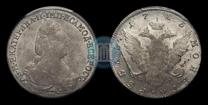 Picture 1 rouble 1783 year СПБ-ИЗ 