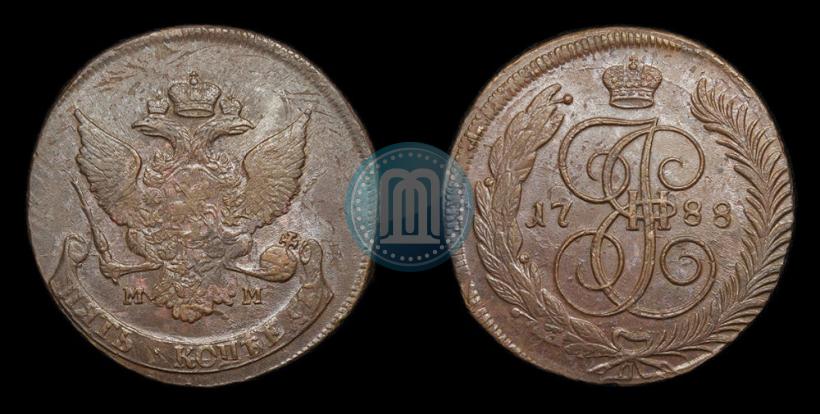 Picture 5 kopecks 1788 year ММ 