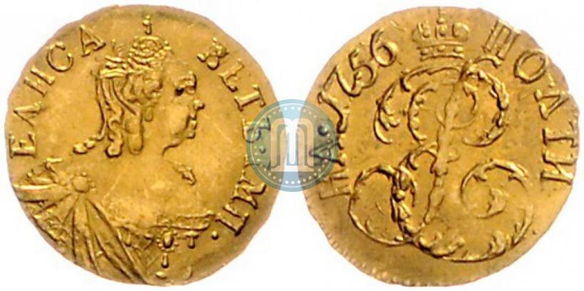 Фото Полтина 1756 года  