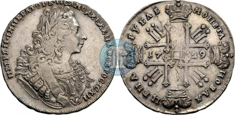 Picture 1 rouble 1729 year  "Type of 1729"