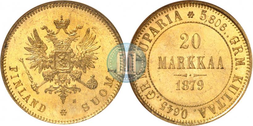 Picture 20 markkaa 1879 year S 