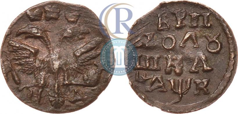 Фото Полушка 1720 года НД 