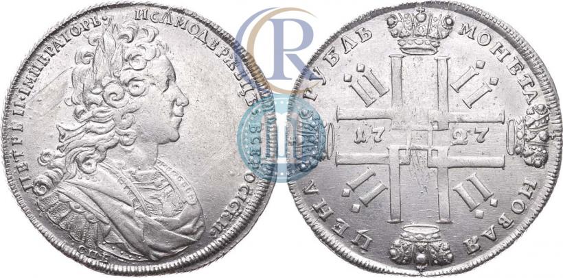 Picture 1 rouble 1727 year СПБ "Petersburg type"