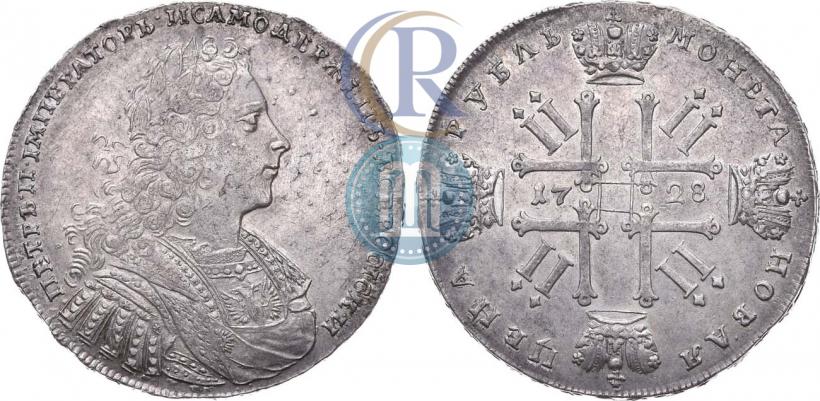 Picture 1 rouble 1728 year  "Type of 1728"