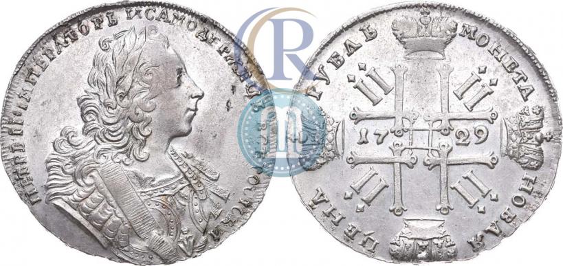 Picture 1 rouble 1729 year  "Type of 1729"