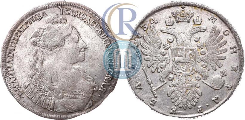 Picture 1 rouble 1734 year  "Type of 1735"
