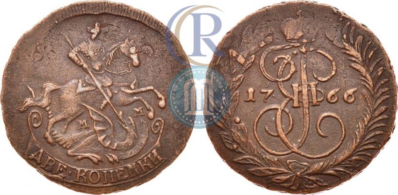 Picture 2 kopecks 1766 year ММ 