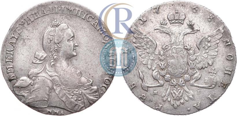 Picture 1 rouble 1768 year ММД-EI 