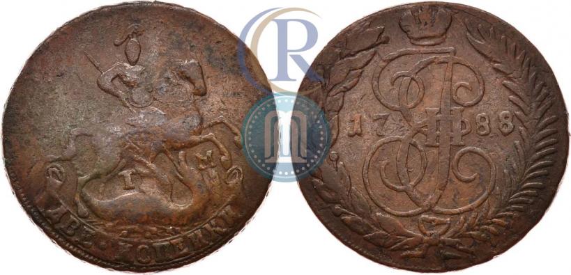 Picture 2 kopecks 1788 year ТМ 