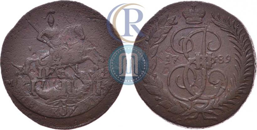 Picture 2 kopecks 1789 year ММ 