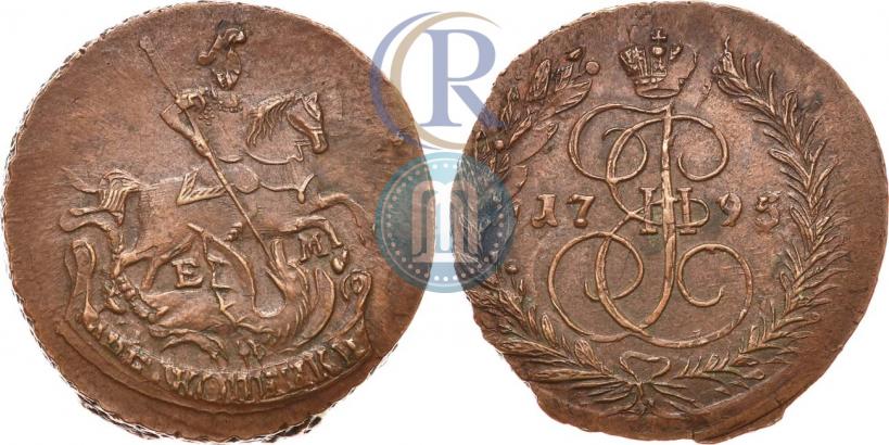 Picture 2 kopecks 1795 year ЕМ 