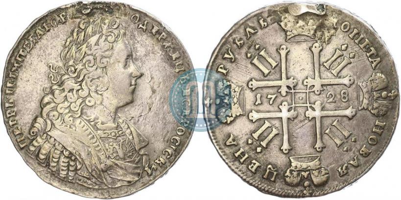 Picture 1 rouble 1728 year  "Type of 1728"