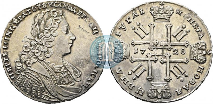 Picture 1 rouble 1728 year  "Type of 1728"