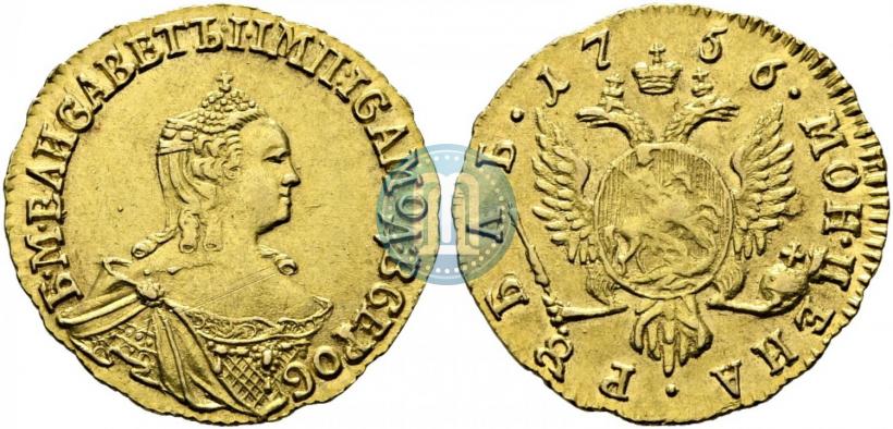 Picture 1 rouble 1756 year  