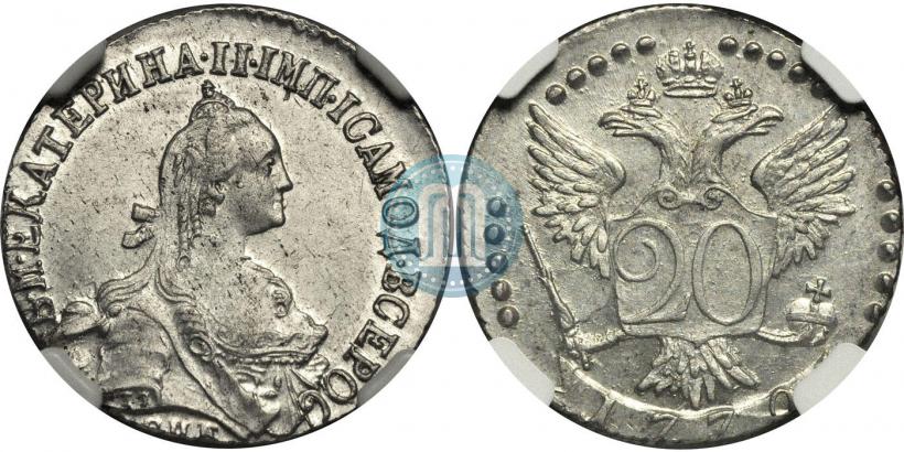 Picture 20 kopecks 1772 year СПБ 