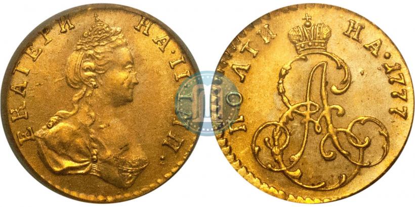 Фото Полтина 1777 года  