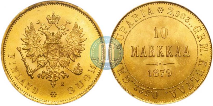 Picture 10 markkaa 1879 year S 