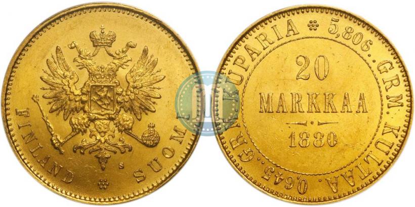 Фото 20 марок 1880 года S 