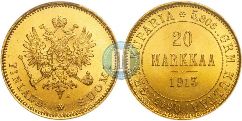Picture 20 markkaa 1913 year S 