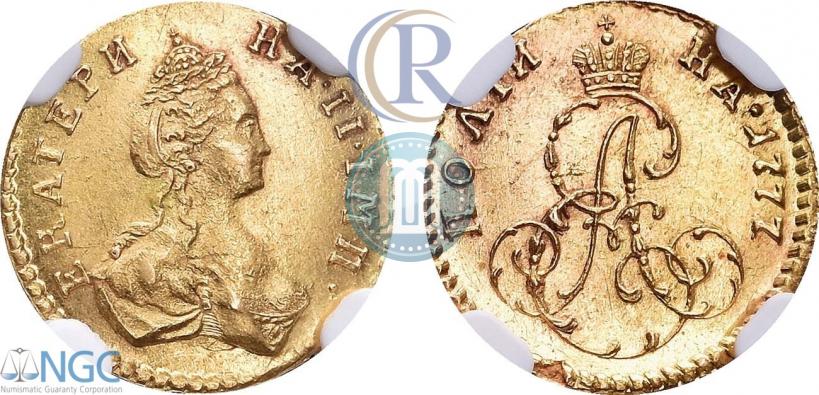 Фото Полтина 1777 года  