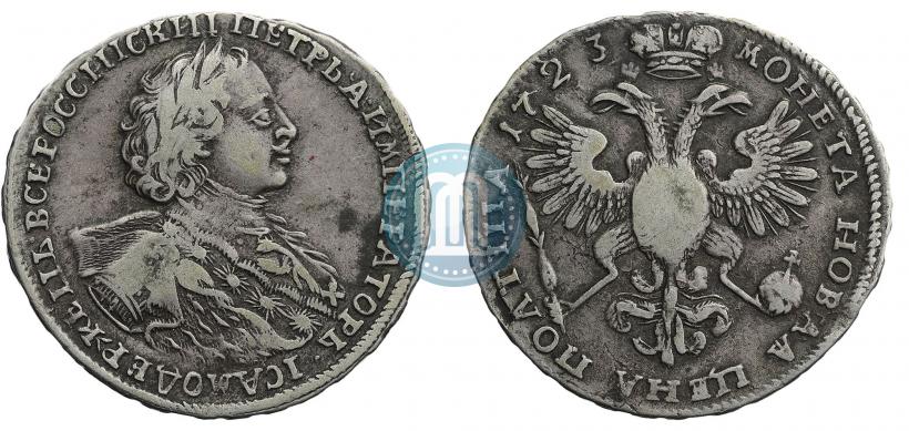 Picture Poltina 1723 year  "Portrait with ermine mantle"