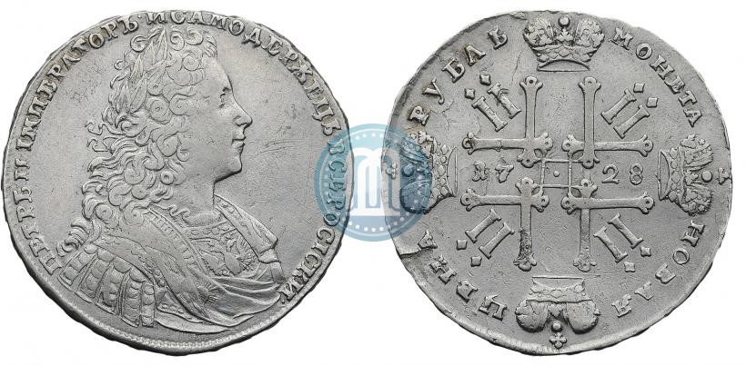 Picture 1 rouble 1728 year  "Type of 1728"