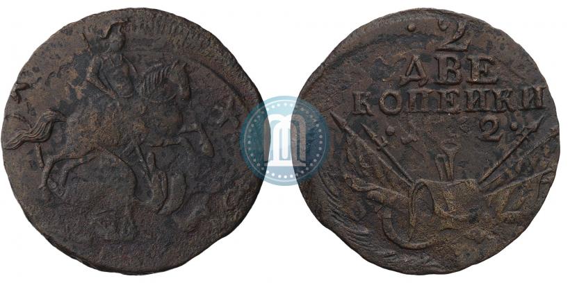Фото 2 копейки 1762 года  