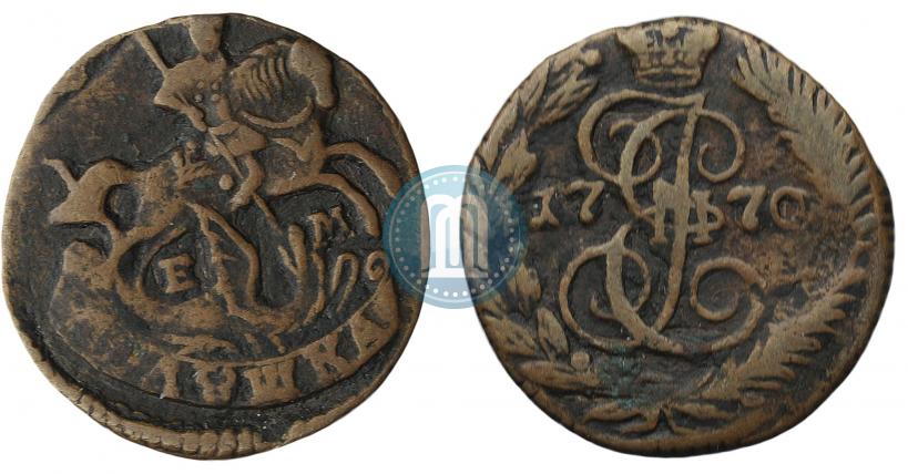 Фото Полушка 1770 года ЕМ 