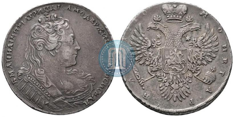Фото 1 рубль 1730 года  