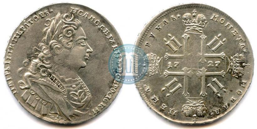 Picture 1 rouble 1727 year  "Moscow type"