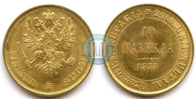 Picture 10 markkaa 1878 year S 
