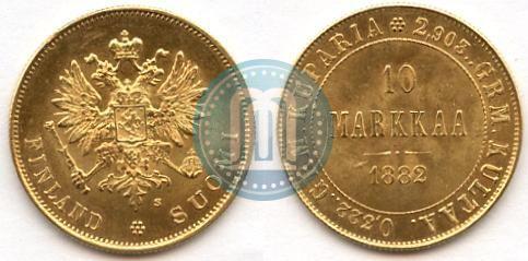 Picture 10 markkaa 1882 year S 