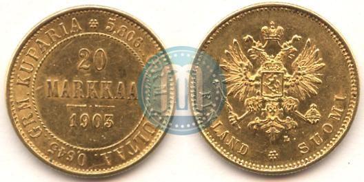 Picture 20 markkaa 1903 year L 